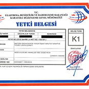 K1 YETKİ BELGESİ